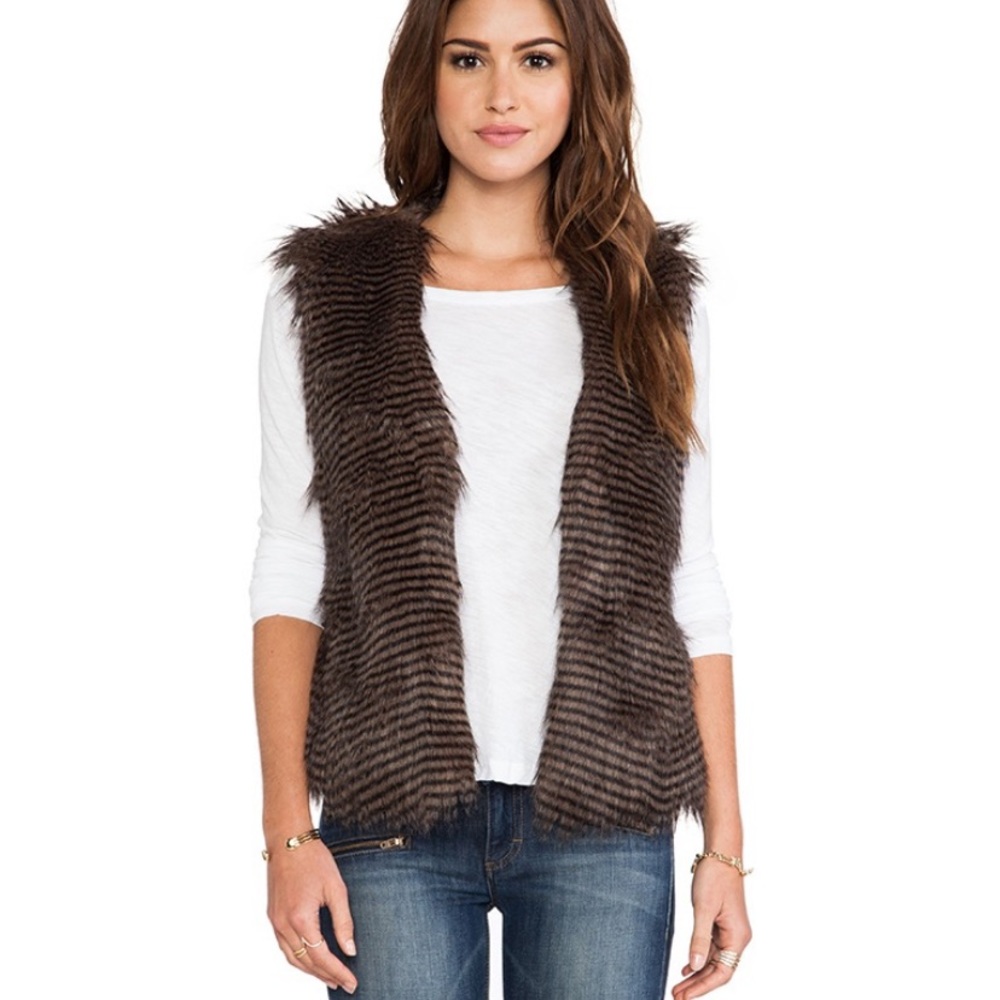 Bb Dakota Jack Faux Fur Vest